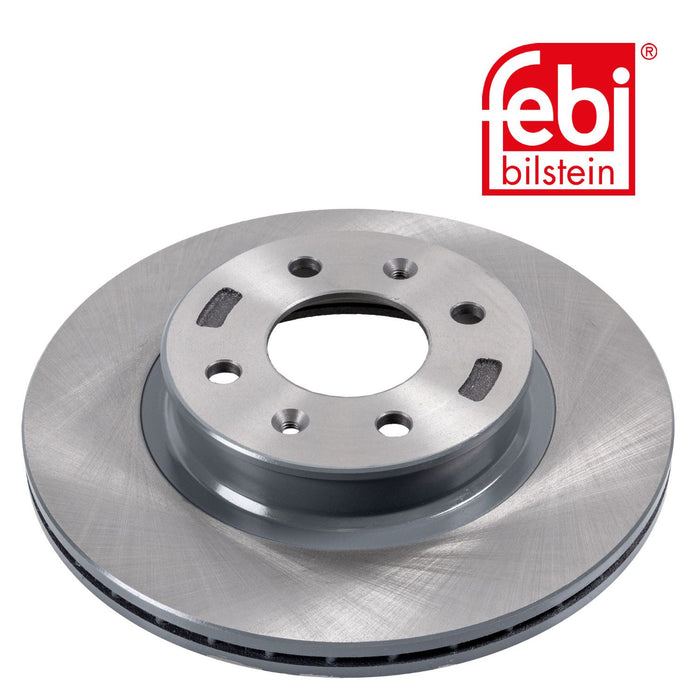 Genuine FEBI Front Brake Discs & Pads Set Vented for Hyundai i20