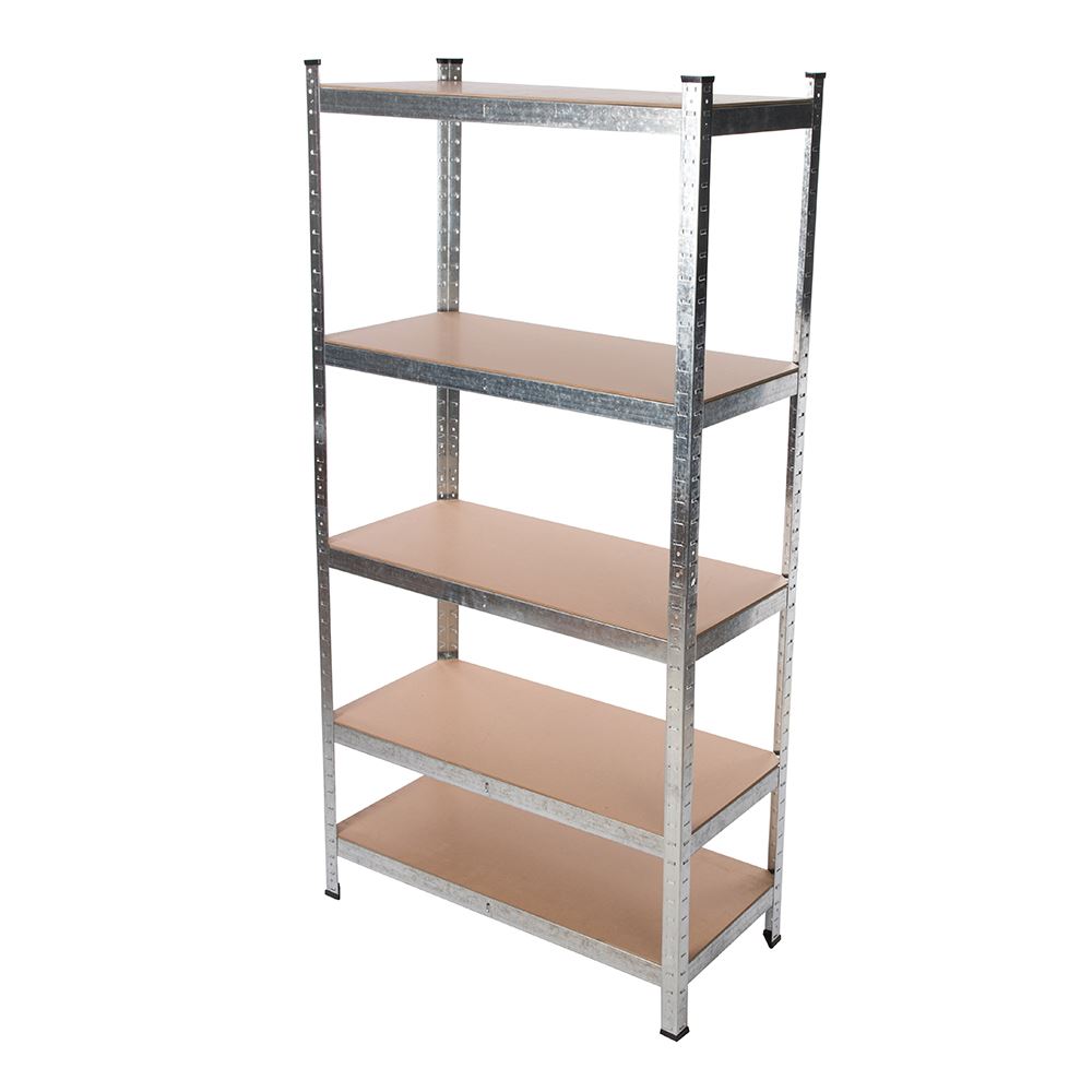 Silverline Boltless Freestanding Shelving Unit 5-Tier Silverline  - Dynamic Drive