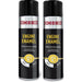 2x Simoniz Matt Black Engine Enamel One Coat Tough Paint Spray Aerosol Can 500ml Simoniz  - Dynamic Drive