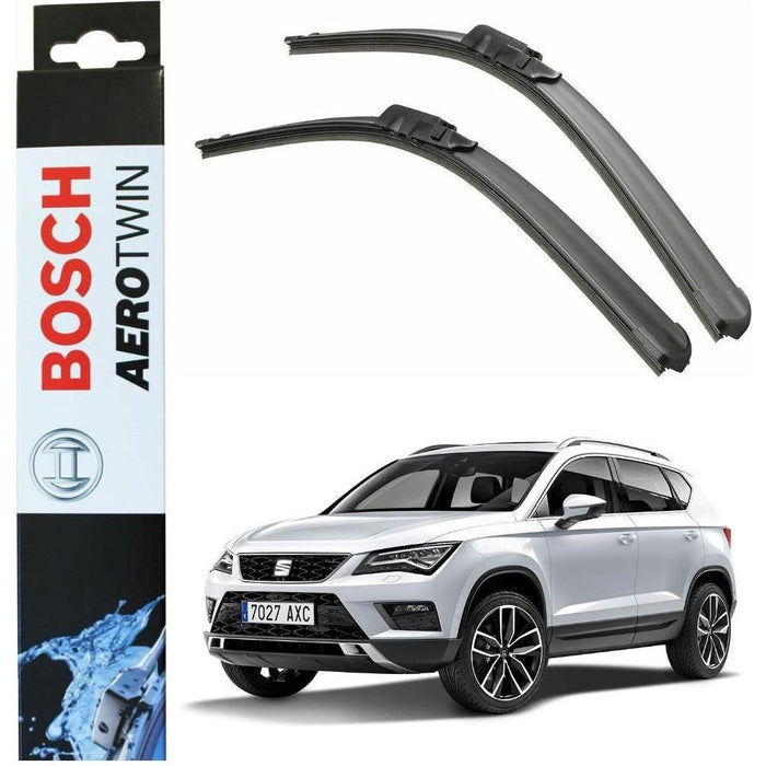 Bosch Aerotwin Front Wiper Blades Set Seat Ateca 04.16> A864S