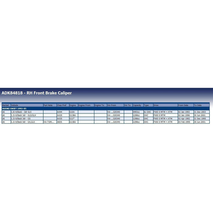 Blue Print ADK84818 Brake Caliper