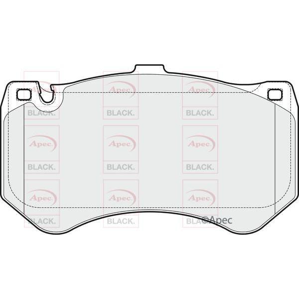 APEC Brake Pads (Front) (R90) PAD1820B fits Mercedes-Benz SL E-Class SL C-Class