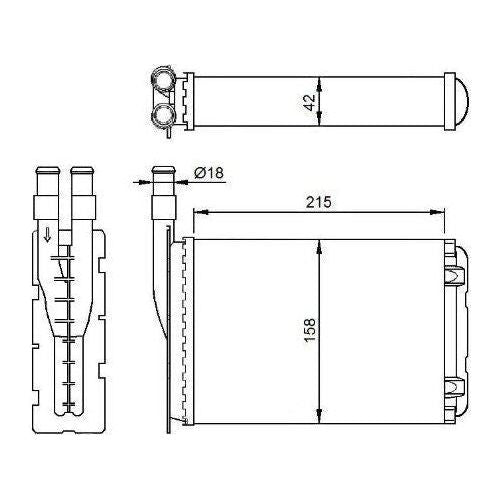 NRF Heater Radiator 507339