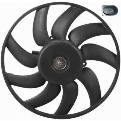 NRF RADIATOR FAN fits Audi A4 A4 Allroad A5 Q5 Porsche Macan 8K0959455R NRF  - Dynamic Drive