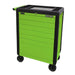 Sealey Rollcab 7 Drawer Push-To-Open Hi-Vis Green APPD7G Sealey  - Dynamic Drive