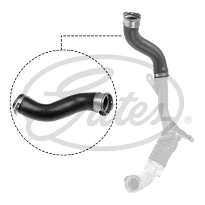 Gates Turbo Charger Hose fits Dacia Sandero Stepway dCi - 1.5 - 13- 09-0812