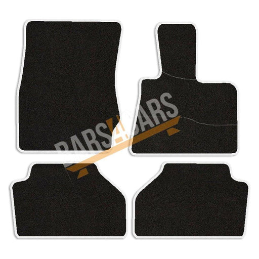 Tailored White Trim Carpet Mats for BMW X4 14-18 2014 2015 2016 2017 2018 UKB4C  - Dynamic Drive