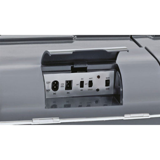 Ecocool Grey 24L Coolbox (590173) Convenient 12V 230V Cooler for Any Adventu Ecocool  - Dynamic Drive