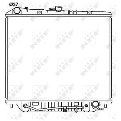 NRF Heater Radiator 54322