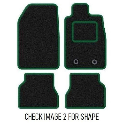 Tailored Green Trim Carpet Mats fits for Kia Soul 14-18 + Clips 14 15 16 17 18 UKB4C  - Dynamic Drive