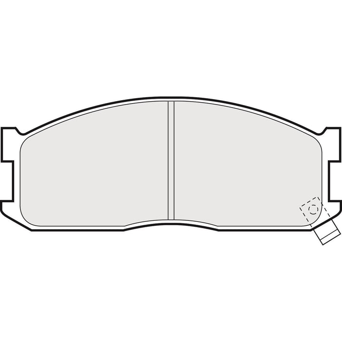 Apec Brake Pads Front Fits Mazda Bongo E2000 E2200