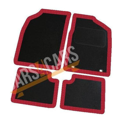 Tailored Red Trim Carpet Mats for Ford Ka 09-13 + Clips 09 10 11 12 13 UKB4C  - Dynamic Drive