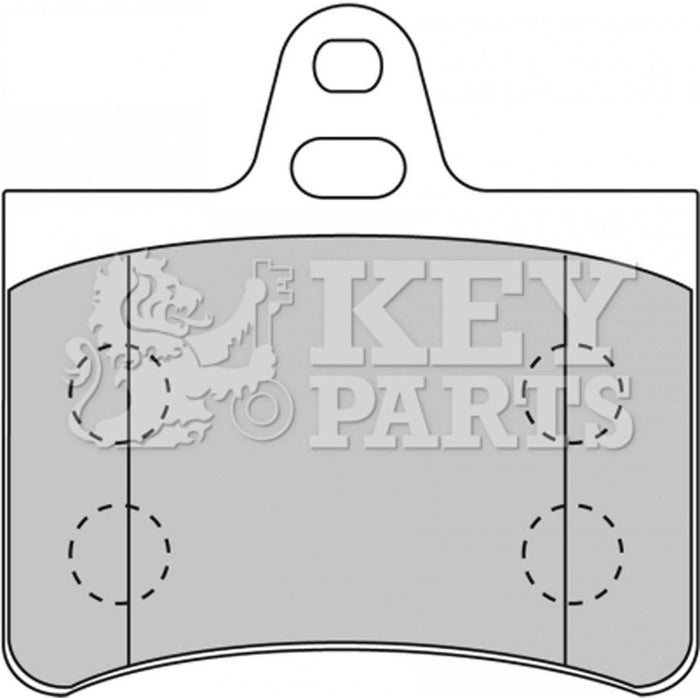 Genuine Key Parts KBP1710 Rear Brake Pads