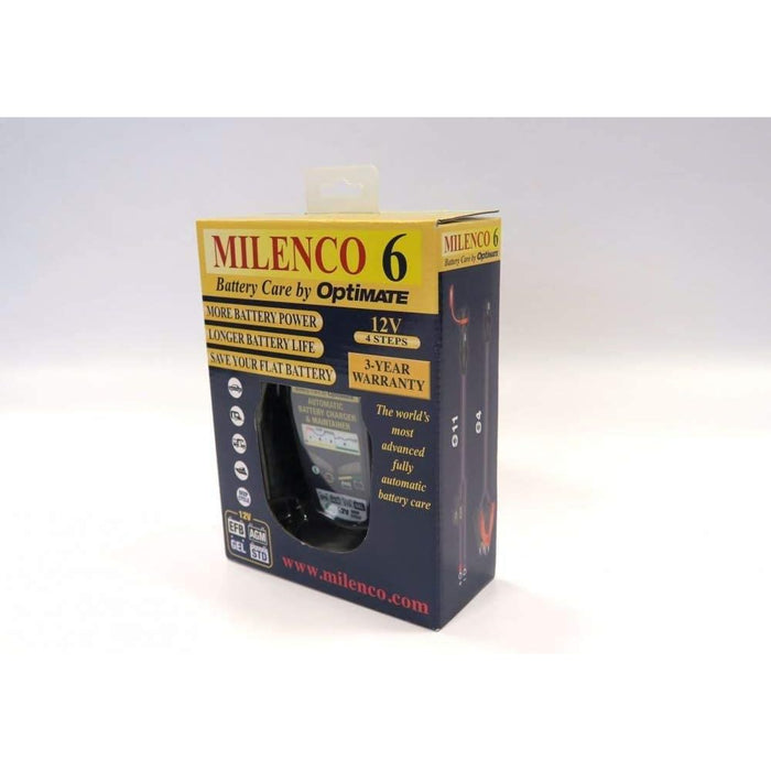 Milenco 6 by Optimate Multi Step Leisure Battery Smart Charger Maintainer Milenco  - Dynamic Drive