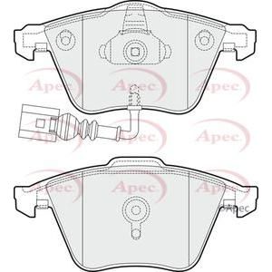 Apec Brake Pads Front Fits Audi S3 Tt VW Golf Scirocco