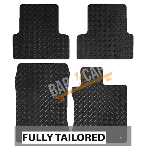 Tailored Rubber Car Mats for Honda Accord 08 ON Auto/Man Set of 4 With 4 Clips UKB4C  - Dynamic Drive