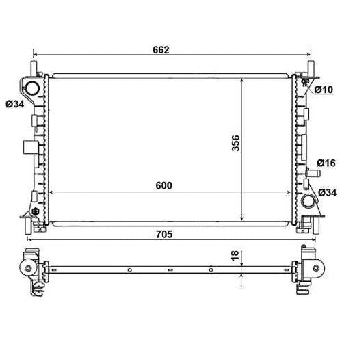 NRF Radiator 509615