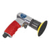 Sealey 75mm Mini Air Polisher 1/4" BSP Hook & Loop Buffing Polishing Sealey  - Dynamic Drive