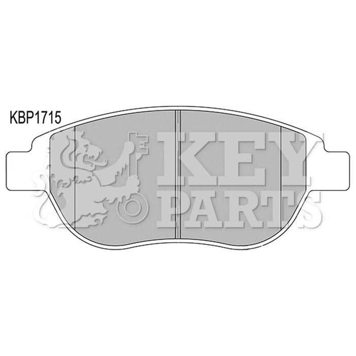 Genuine Key Parts KBP1715 Front Brake Pads (Bosch)