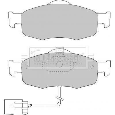 Genuine Borg & Beck Brake Pads fits Ford CougarMondeo III 93 BBP1408 Borg & Beck  - Dynamic Drive