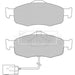 Genuine Borg & Beck Brake Pads fits Ford CougarMondeo III 93 BBP1408 Borg & Beck  - Dynamic Drive