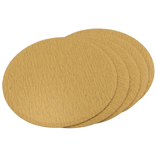 Draper White Aluminium Oxide Sanding Discs, 150mm, 80 Grit (Pack of 5) 83867 Draper  - Dynamic Drive