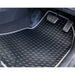 White Trim Tailored Black Rubber Car Mats for Hyundai Getz 02 ON Set of 4 UKB4C  - Dynamic Drive