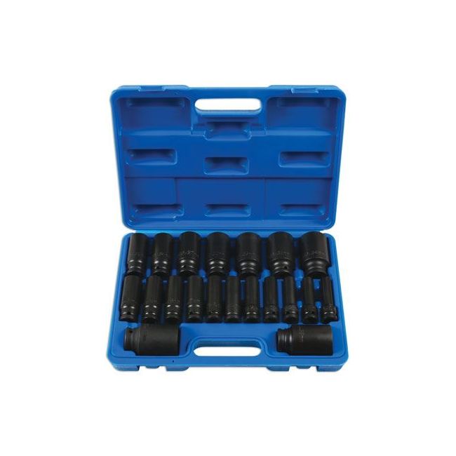 Laser Deep Impact Socket Set 1/2"D 20pc 6830