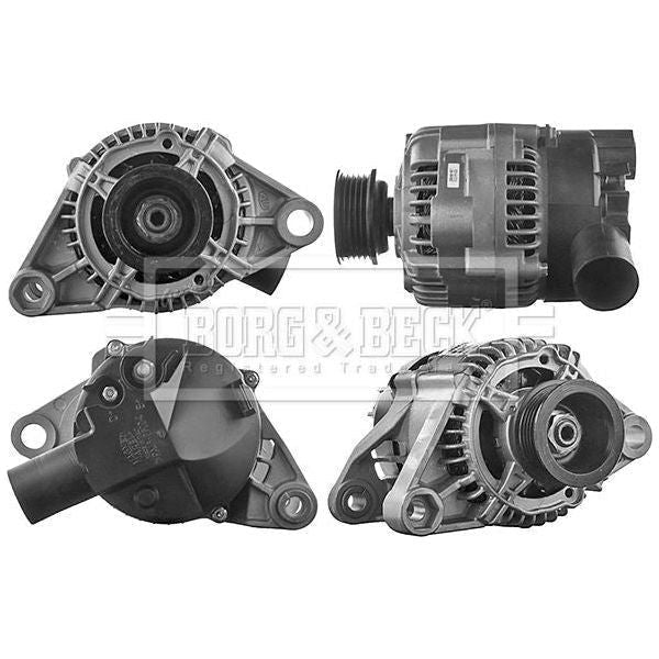 Genuine Borg & Beck Alternator fits Fiat Punto 176 1.6 9401 BBA2701