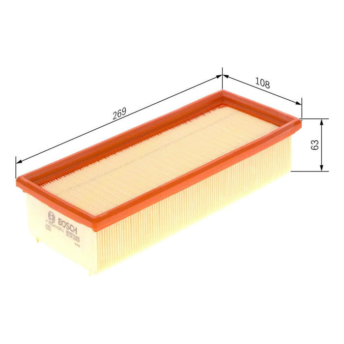 Genuine Bosch Car Air Filter S0263 fits MG TF 135 - 1.8 - 02-11 F026400263