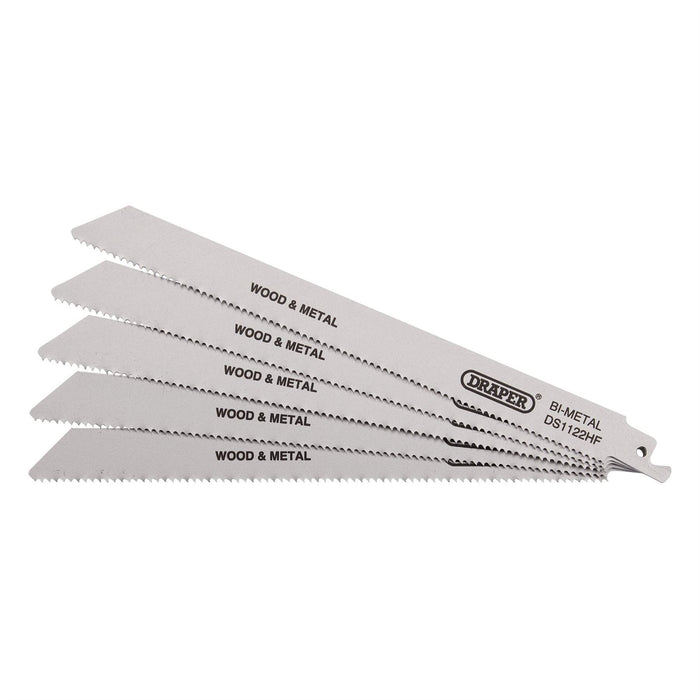 Draper Bi-metal Reciprocating Saw Blades for Multi-Purpose Cutting, 225mm, 10tpi Draper  - Dynamic Drive