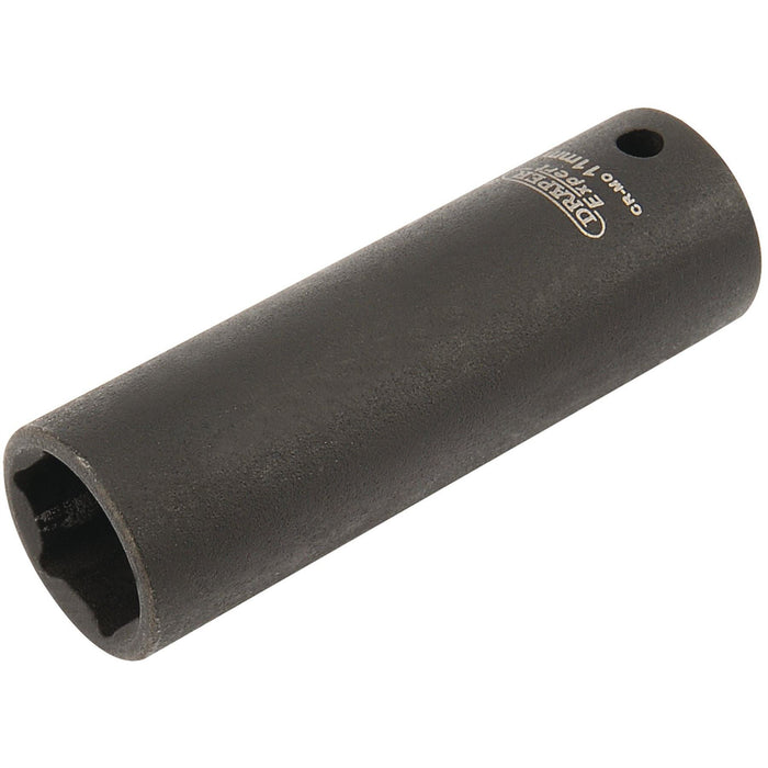 Draper Expert HI-TORQ 6 Point Deep Impact Socket, 1/4" Sq. Dr., 11mm Draper  - Dynamic Drive