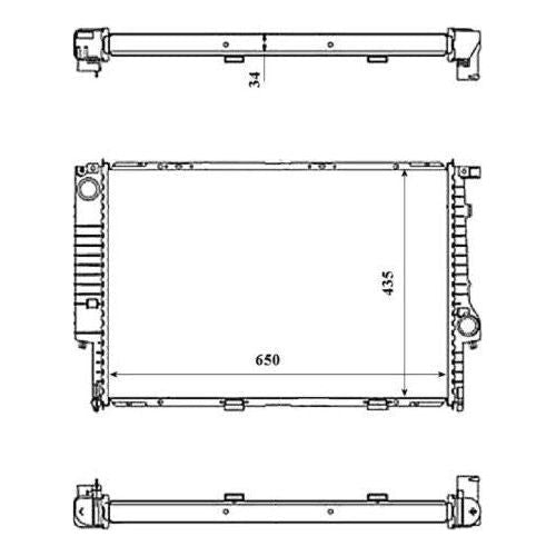 NRF Radiator 509588