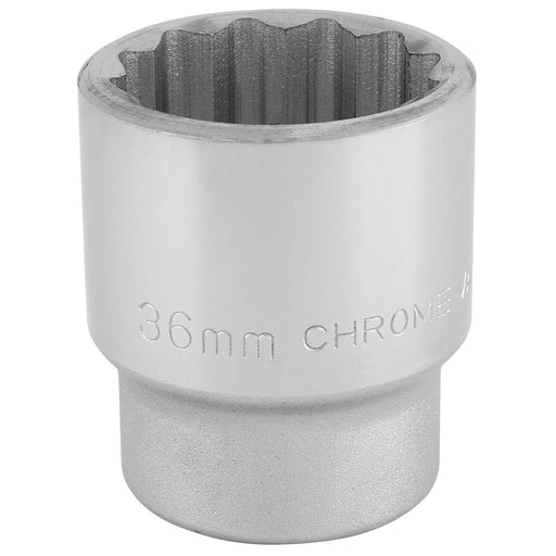 Draper 12 Point Socket, 3/4" Sq. Dr., 36mm 16701 Draper  - Dynamic Drive