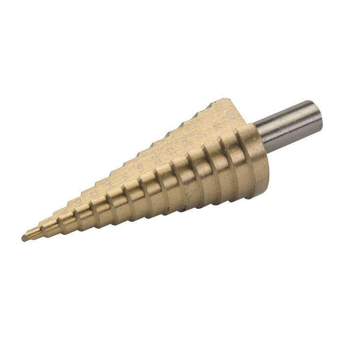 Silverline Titanium-Plated HSS Step Drill 4 - 30mm 675316