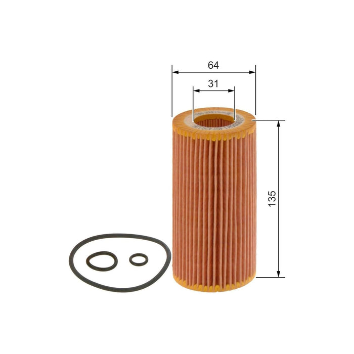 Bosch Car Oil Filter P9126 fits Mercedes-Benz E E320 CDi|CDi Classic - 3.2 - 02-