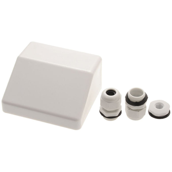 AG Twin White ABS Cable Entry Gland for Caravans & Motorhomes | Reliable and Ef