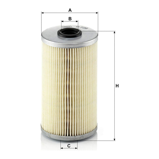 Genuine Mann Fuel Filter for Vaux. Movano II CDTI 03- P726X Mann & Hummel  - Dynamic Drive