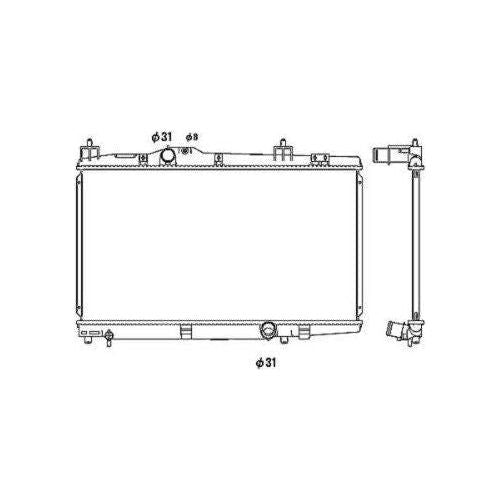 NRF Radiator 53449 NRF  - Dynamic Drive