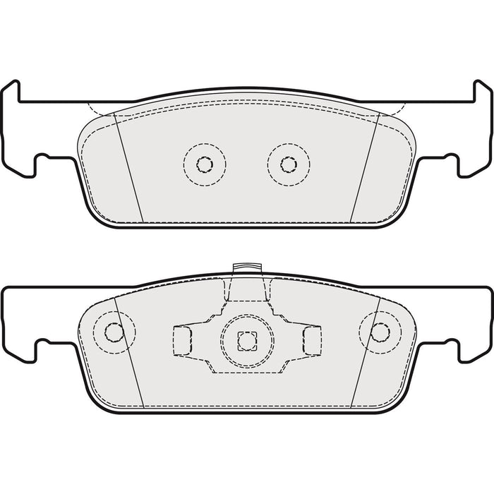 Apec Brake Pads Front Fits Dacia Logan Sandero Renault Clio Twingo Smart Forfour