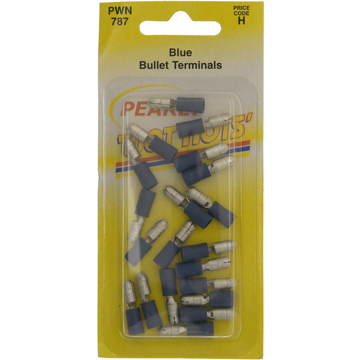 Wot-Nots Wiring Connectors - Blue - Male Bullet - 5mm - Pack of 25 Wot-Nots  - Dynamic Drive