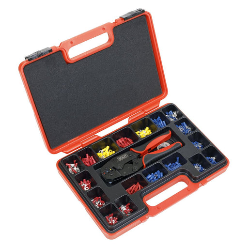 RATCHET CRIMPING TOOL KIT 552PC Sealey  - Dynamic Drive