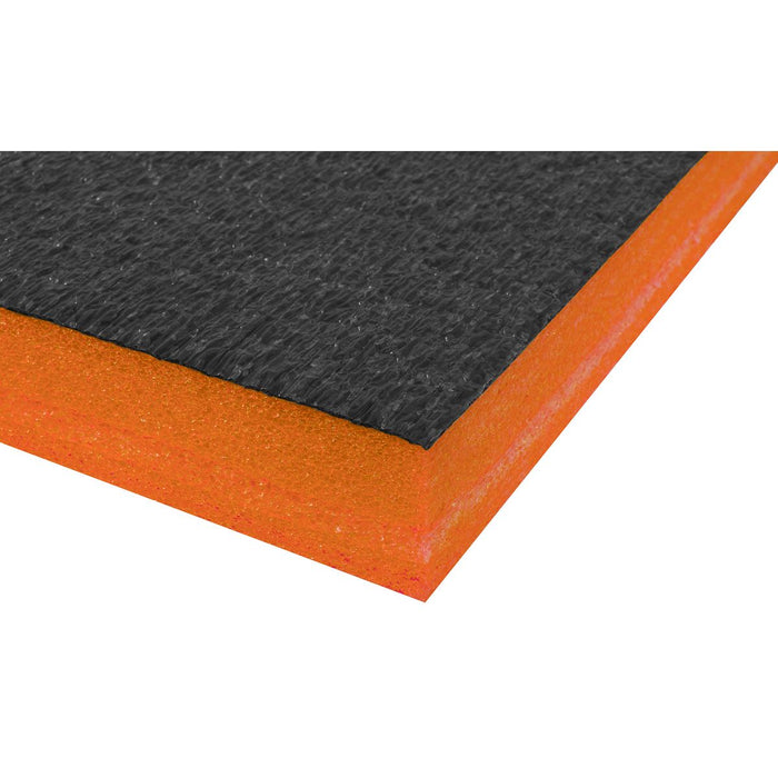 Sealey Easy Peel Shadow Foamï Orange/Black 1200 x 550 x 50mm SF50OR