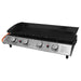 Dellonda 4 Burner 10kW Portable Gas Plancha - Stainless Steel Dellonda  - Dynamic Drive