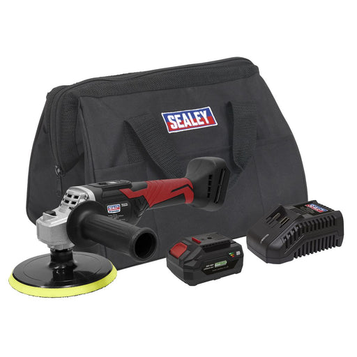 Sealey Cordless Rotary Polisher Kit 20V 4Ah SV20 Series150mm CP20VRPKIT Sealey  - Dynamic Drive