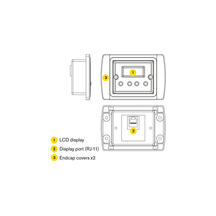 Ring Automotive RINVLCD Inverter LCD Remote contol