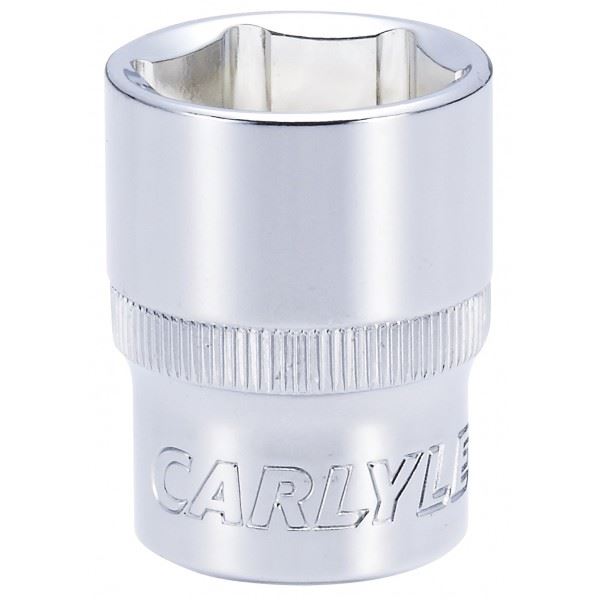 Carlyle Hand Tools Socket - Shallow - Metric Standard - 1/2in. Dr - 22 mm Carlyle Hand Tools  - Dynamic Drive