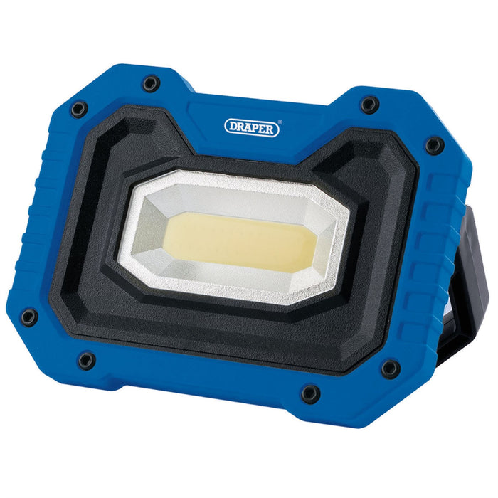 Draper COB LED Worklight, 5W, 500 Lumens, Blue, 4 x AA Batteries Supplied 87836 Draper  - Dynamic Drive