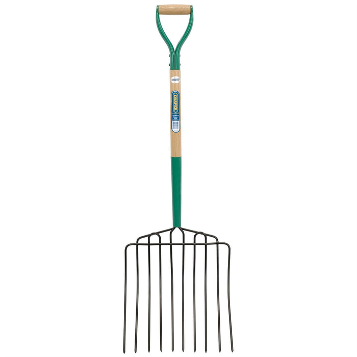 Draper 10 Prong Manure Fork with Wood Shaft and MYD Handle 63578 Draper  - Dynamic Drive