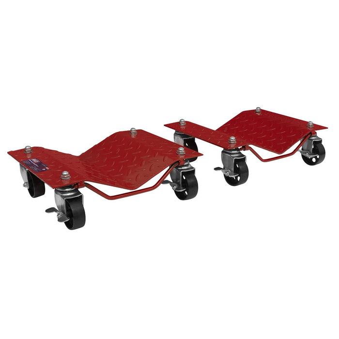 Sealey Wheel Dolly Set 680kg Capacity WS681 Sealey  - Dynamic Drive